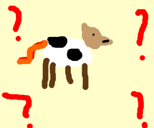 300x250 the life of a cow or maybe dog dingo drawing