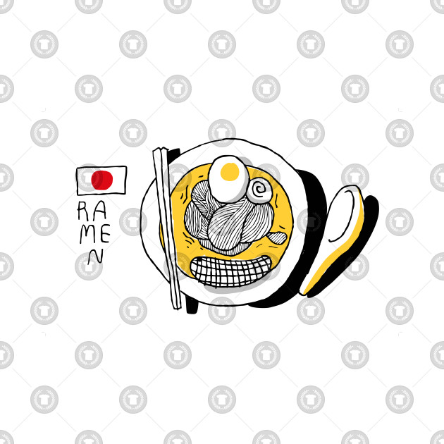 630x630 Ramen Noodle Dinner Drawing