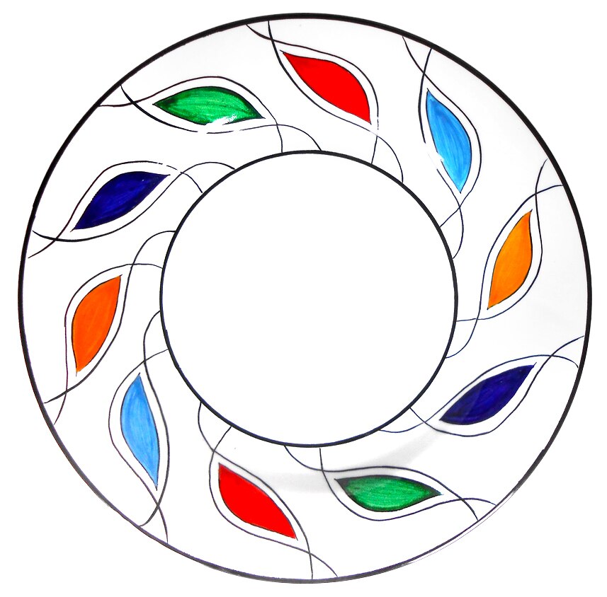 857x844 Arlecchino Dinner Plate