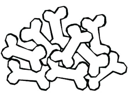 440x330 Dog Bone Coloring
