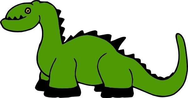 600x313 Dinosaur Cartoon Clip Art Free Vector In Open Office Drawing