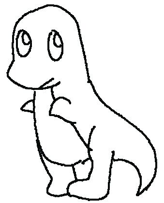 339x418 Dinosaur Drawing Easy How To Draw Angry Cartoon Tyrannosaurus T