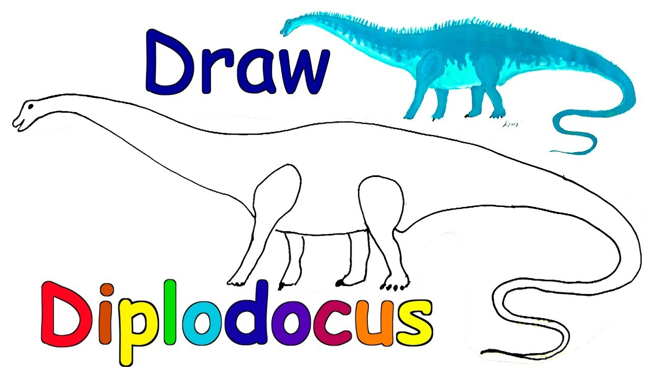 1280x720 Dinosaur Kids Drawing And How To Draw Dinosaurs