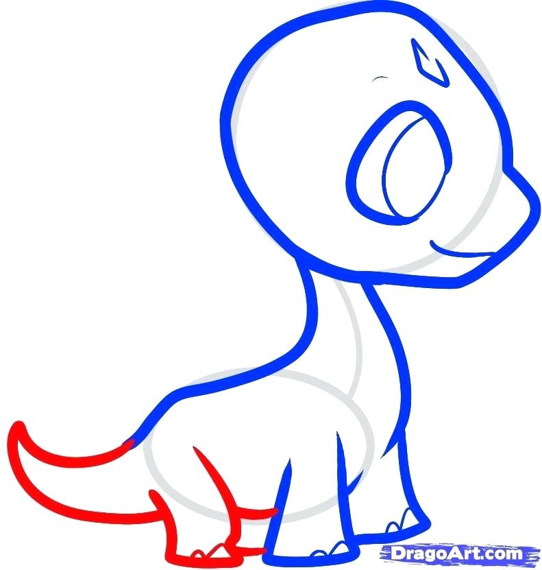 791x831 Simple Dinosaur Drawing How To Draw A Dinosaur T Pregnant T