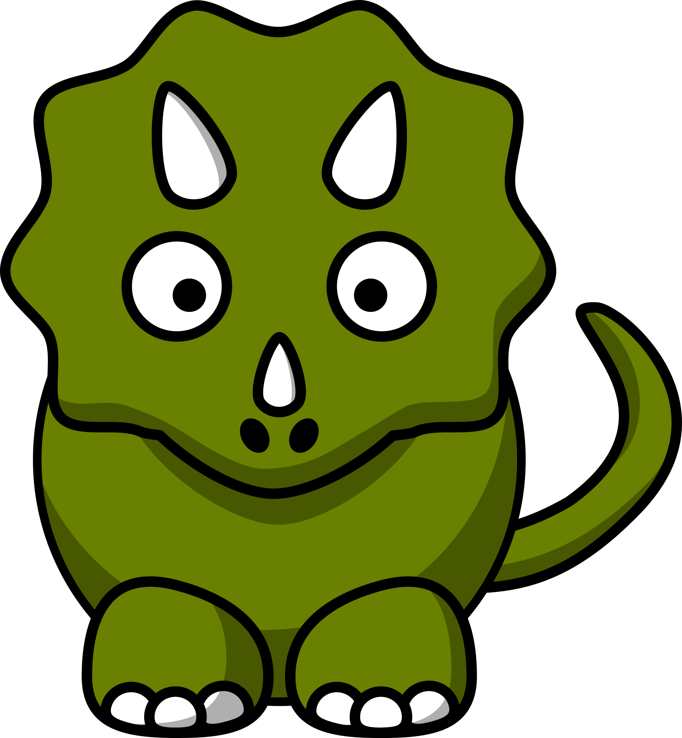2217x2400 Collection Of Free Triceratops Drawing Cartoon Download On Ui Ex