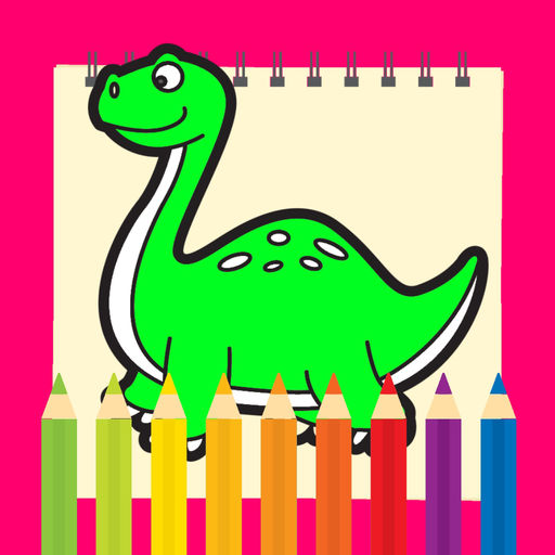 512x512 Dinosaur Coloring Pages Kids Game