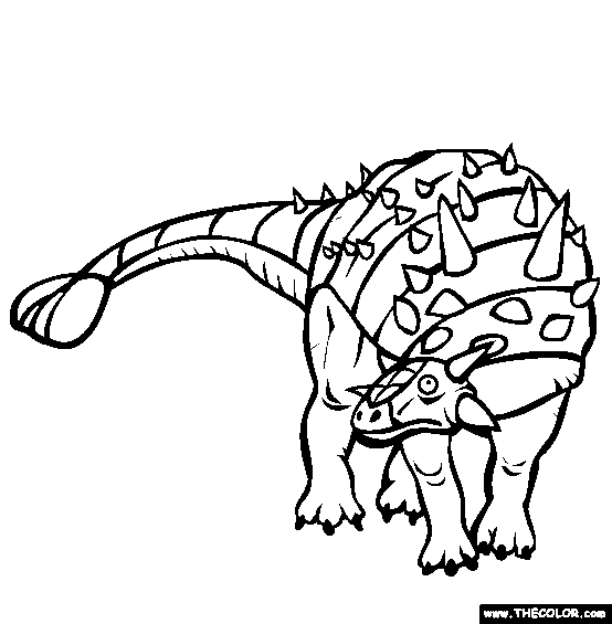 554x565 Dinosaur Online Coloring Pages