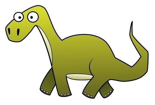 520x353 Easy Dinosaur Drawing Cartoon Dinosaurs Easy Dinosaur Fossil