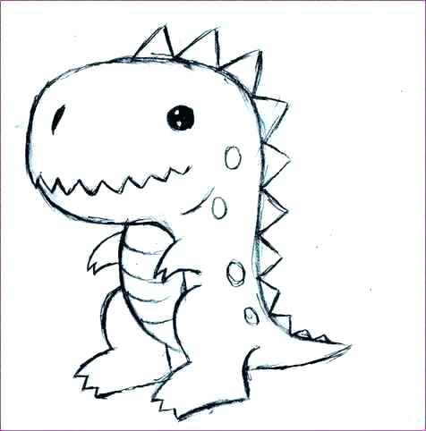 dinosaur sketch cute