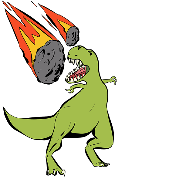 590x590 Meteorite Drawing Dinosaur Extinction Transparent Png Clipart