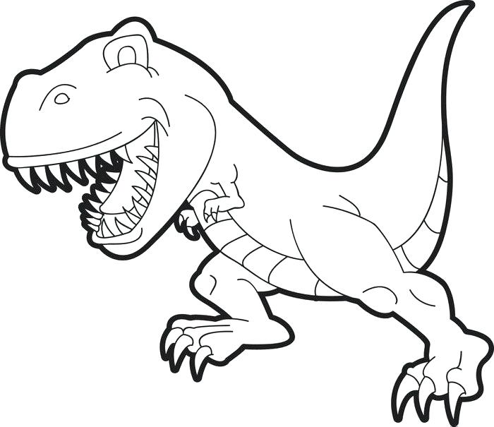 700x605 Dinosaur Outline Coloring Pages Collection Of Dinosaurs Drawing