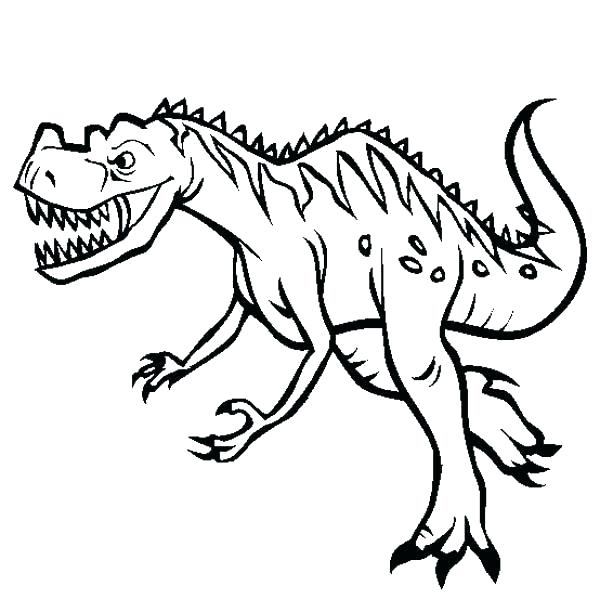 600x612 Dinosaurs Pictures To Color Remarkable Printable Dinosaur Coloring