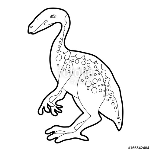 500x500 Young Dinosaur Icon Outline Stock Image And Royalty Free Vector