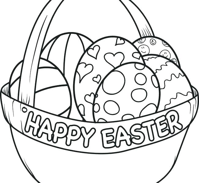 650x600 Eggs Coloring Pages