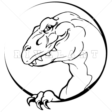 361x361 Dinosaur Tracks Clip Art