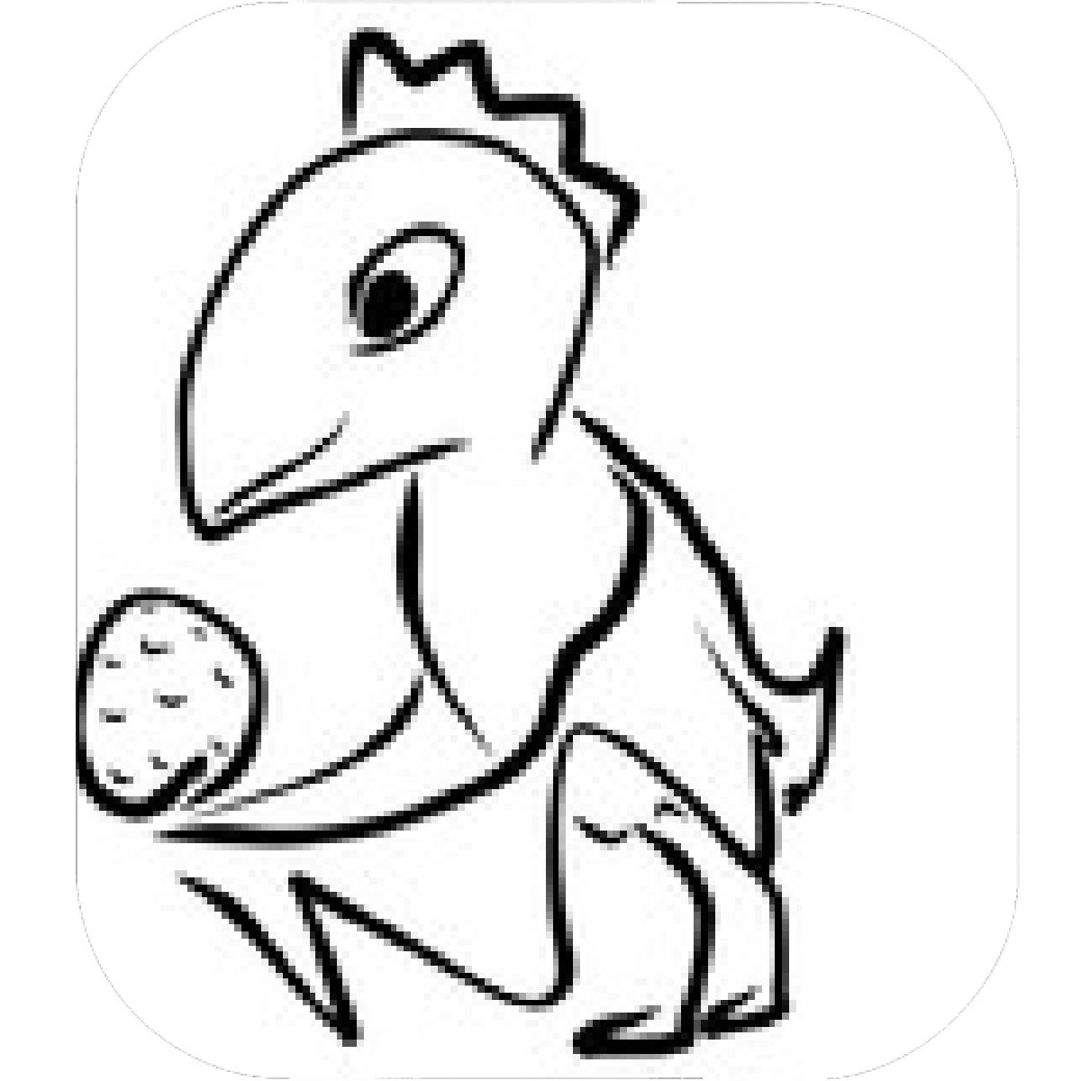 1200x1200 Dinosaur Eggs Coloring