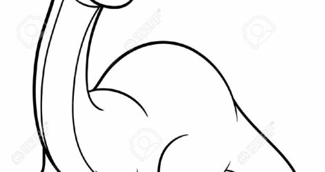471x250 Dinosaur Cartoon Line Drawing Of A Baby Cute Step