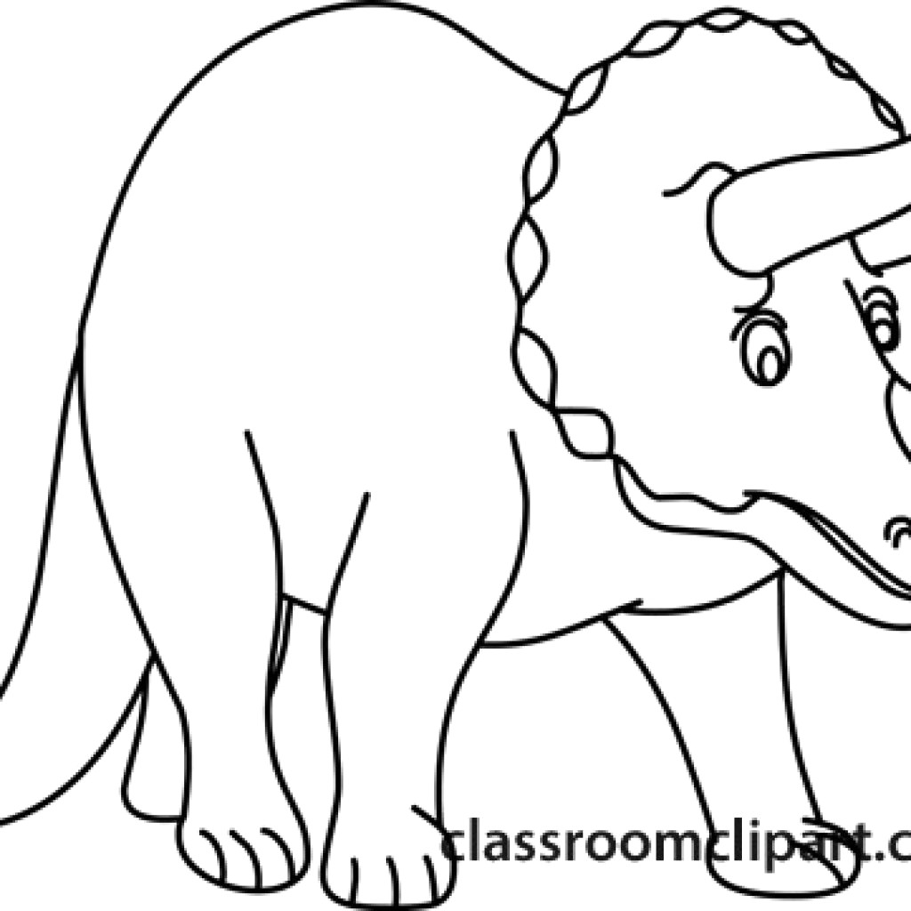 1024x1024 Dinosaur Clipart Black And White Free Dinosaurs Outline Clip Art