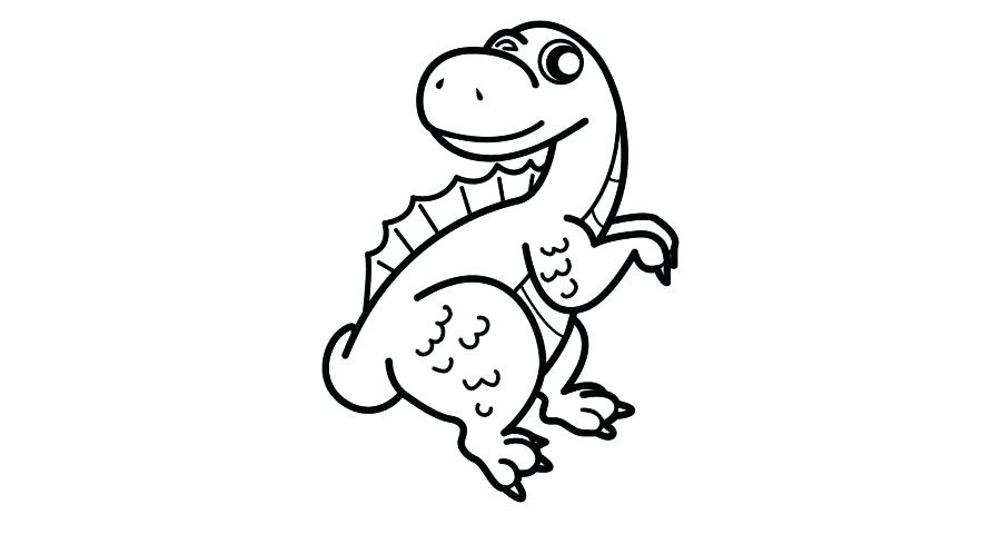 900x480 Coloring Pages Printable Disney Summer Silhouette Dinosaur Outline