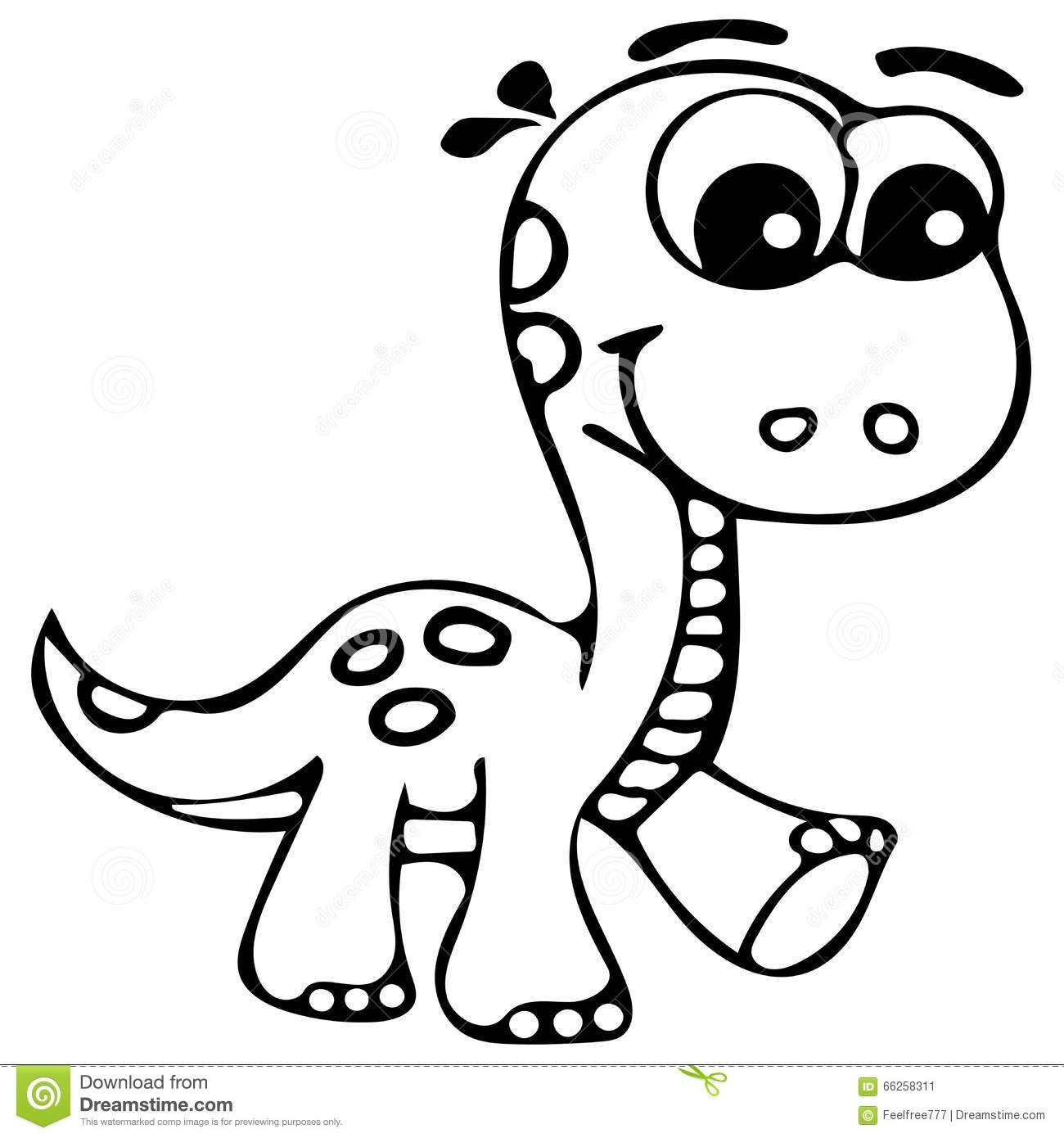 Dinosaur Outline Drawing Free download on ClipArtMag