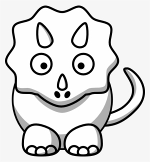 300x324 Dinosaur Clipart Black And White