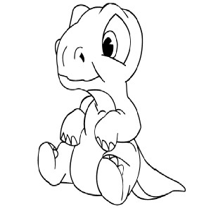 300x300 Baby Dinosaur Coloring Pages Lovely Spinosaurus Clipart Coloring