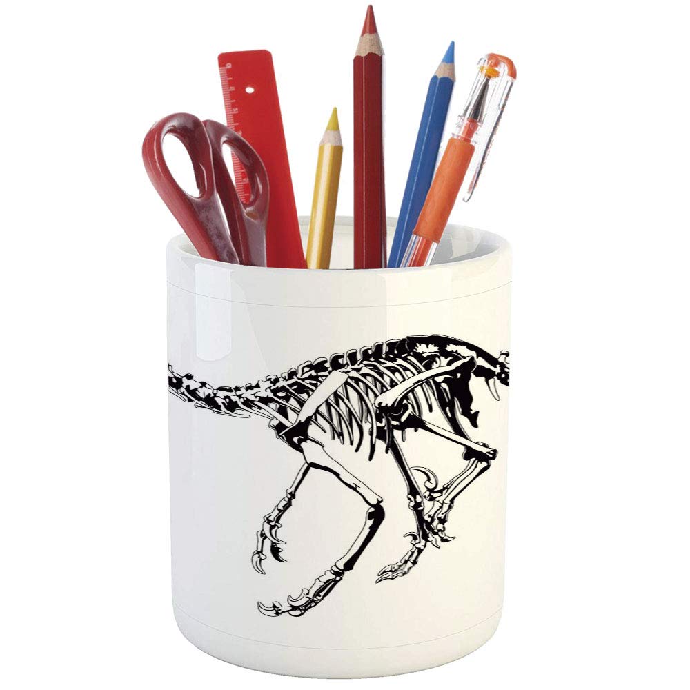 1000x1000 Pencil Pen Holder, Dinosaur, Printed Ceramic Pencil