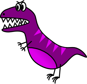 300x289 Jazzynico Dino Simple T Rex Clip Art