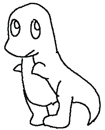 339x418 How To Draw A Simple Dinosaur Dinosaur Coloring Pages Super Simple