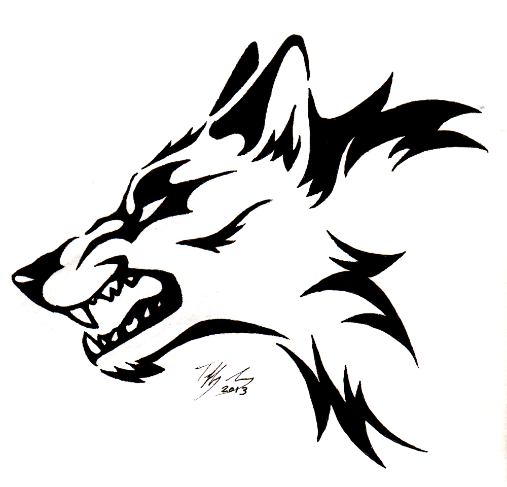 1000x960 Wolf Drawing Clipart