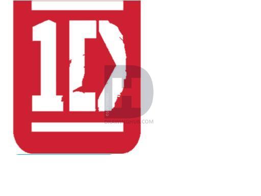 512x384 How To Draw One Direction Logo, Step