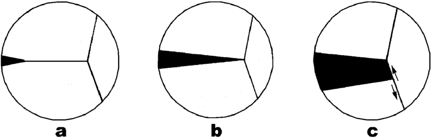 850x272 schematic drawing of three stages of grain boundary separation