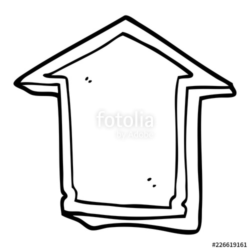 500x500 Line Drawing Cartoon Direction Arrow Stock Image And Royalty Free