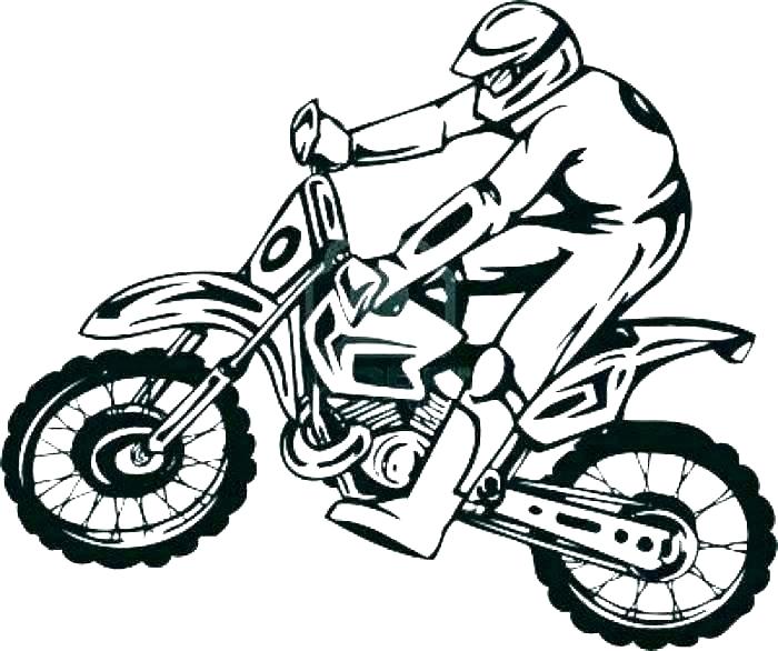 700x586 Printable Motorcycle Coloring Pages Dirt Bike Free Bikes Book