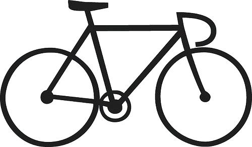 500x292 Bike Drawing Simple