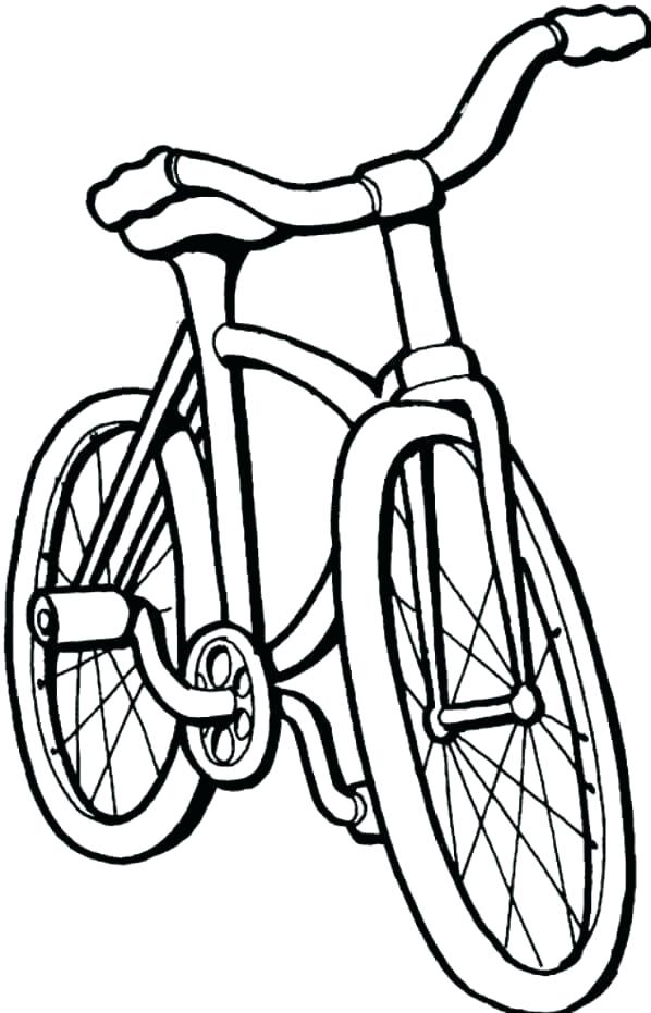 598x931 Bicycle Coloring Pages Dirt Bike Helmet Coloring Pages Bike