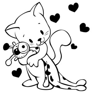 300x300 Dirty Dog Wavy Dots, Ready To Hang Canvas Kid's Wall Decor