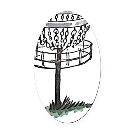 460x460 Disc Golf Car Magnets