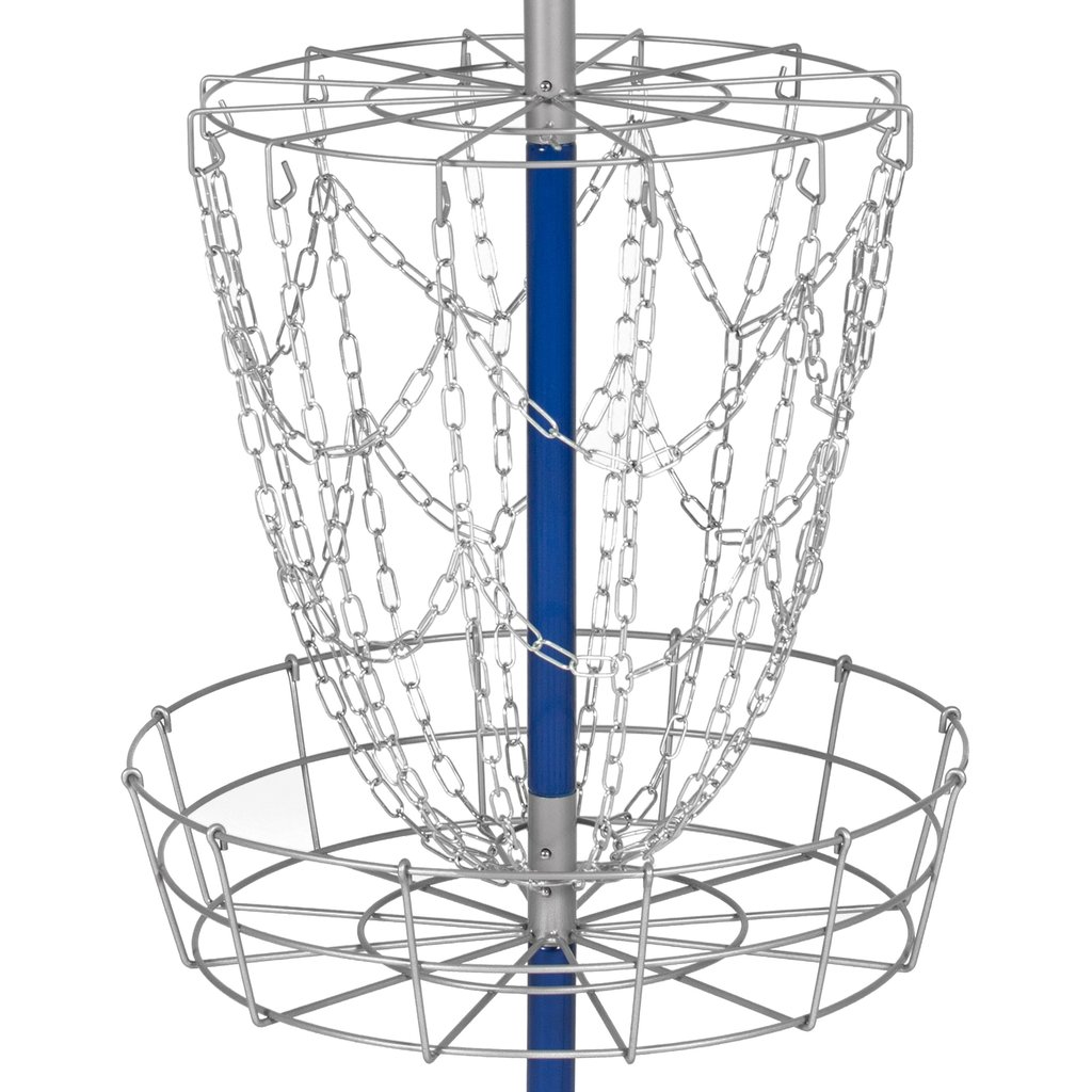 1024x1024 Portable Disc Golf Basket Double Chains Steel Frisbee Hole Best