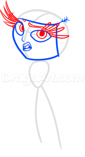 283x520 Learn How To Draw Disgust From Inside Out, Disney Characters