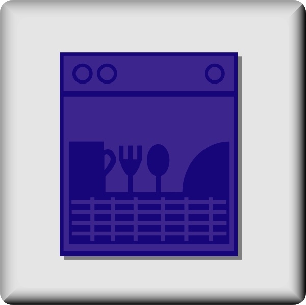 600x599 Hotel Icon Dishwasher Clip Art Free Vector In Open Office Drawing