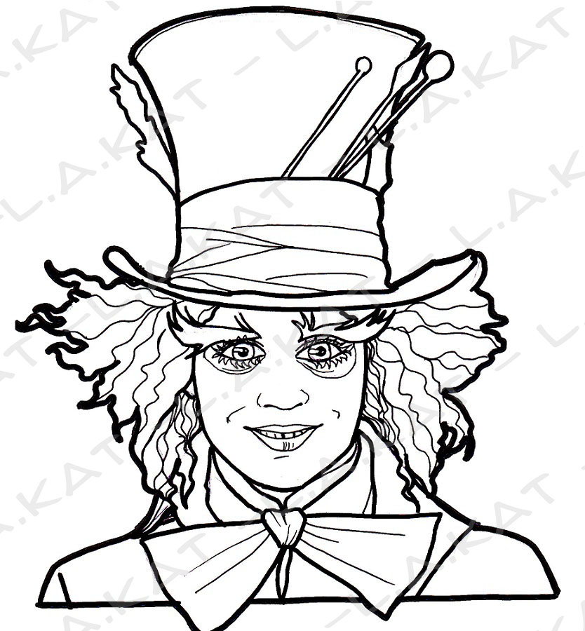 834x900 Disney Alice In Wonderland Drawing