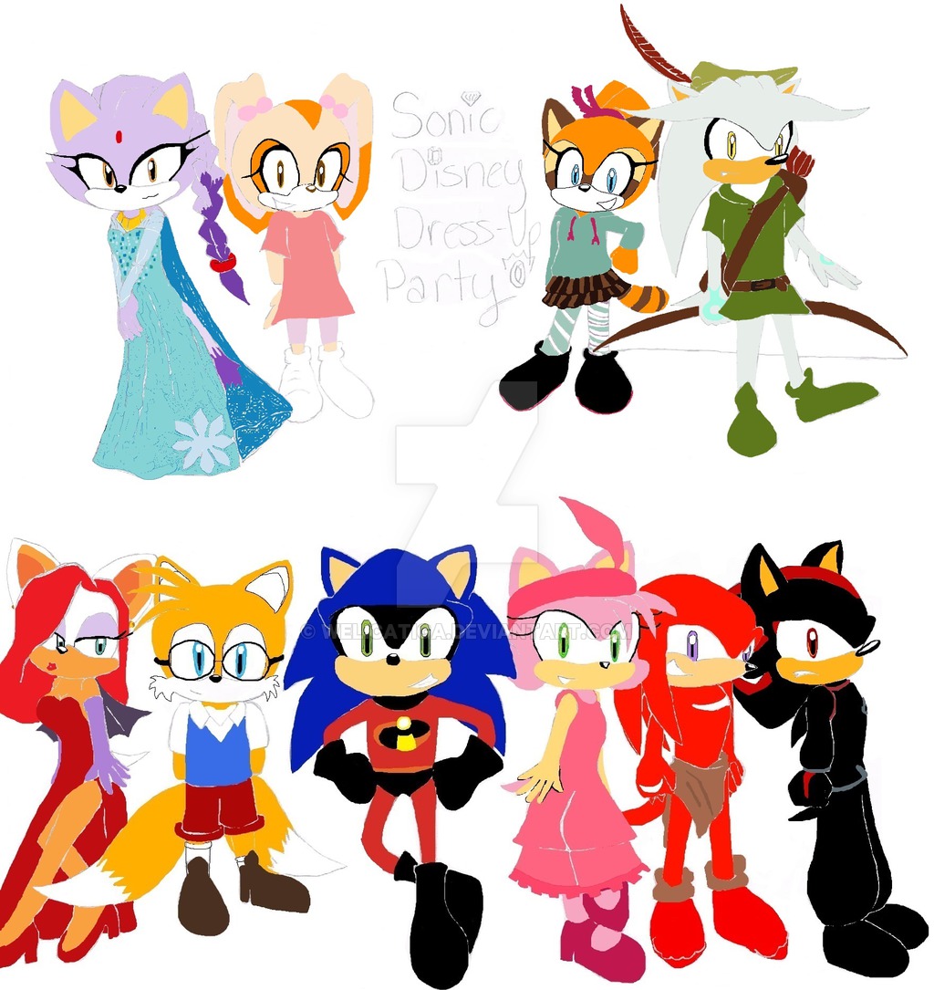1024x1085 Sonic X Disney Completed