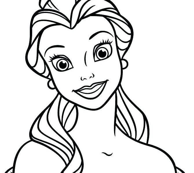 670x600 Princess Belle Pictures To Colour Free Printable Disney Princess