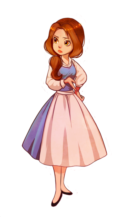416x700 younger belle so cute! i'm a disney disney fan art
