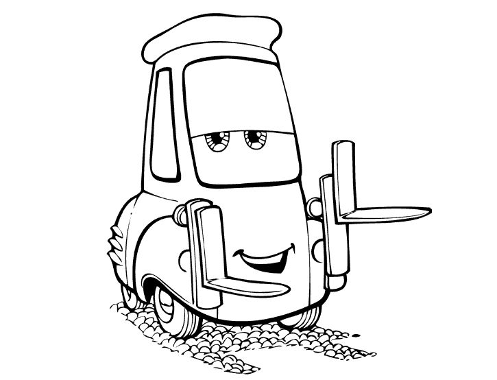725x554 Download Disney Cars Coloring Pages Clipart Mater Cars Car