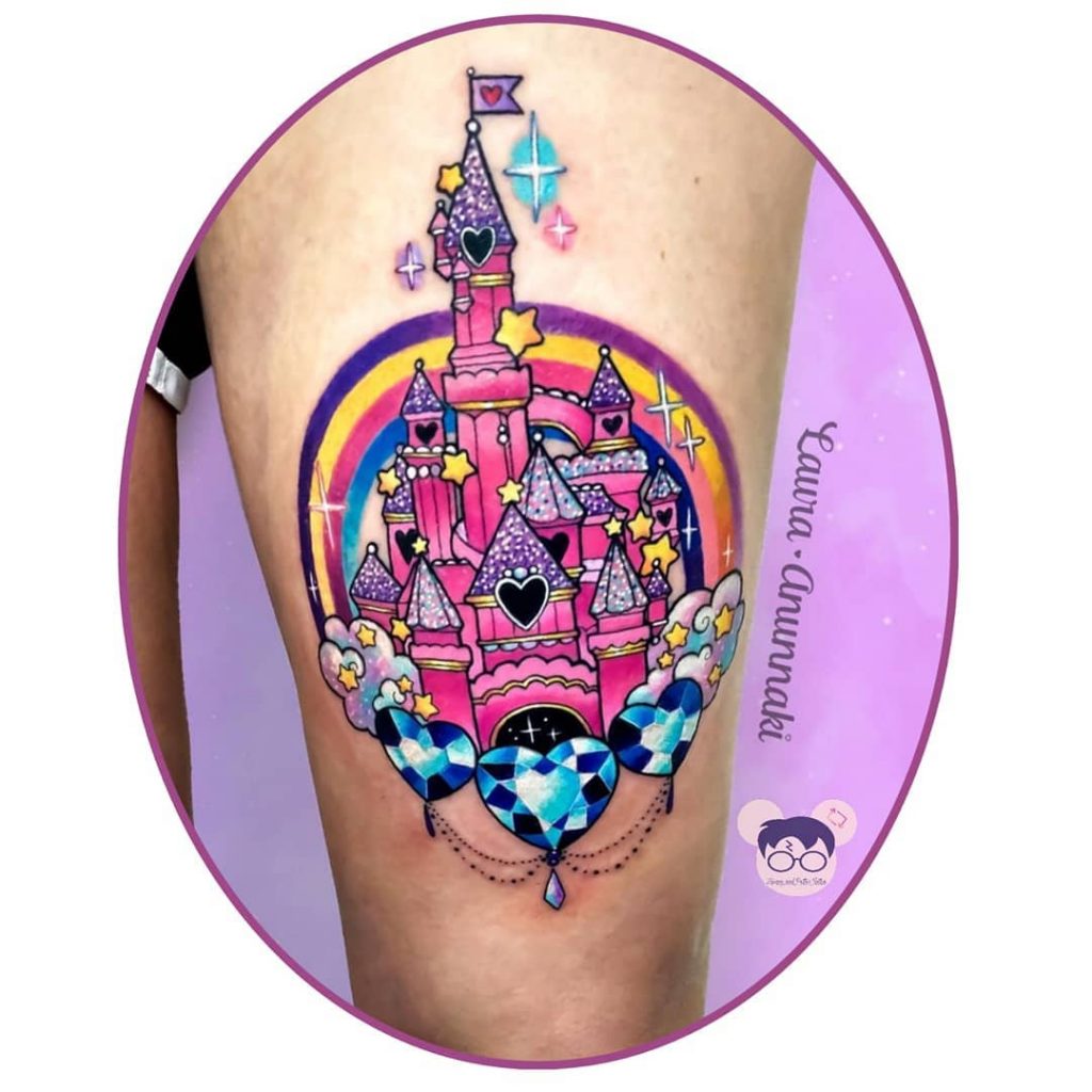 1024x1024 Disney Castle Tattoos
