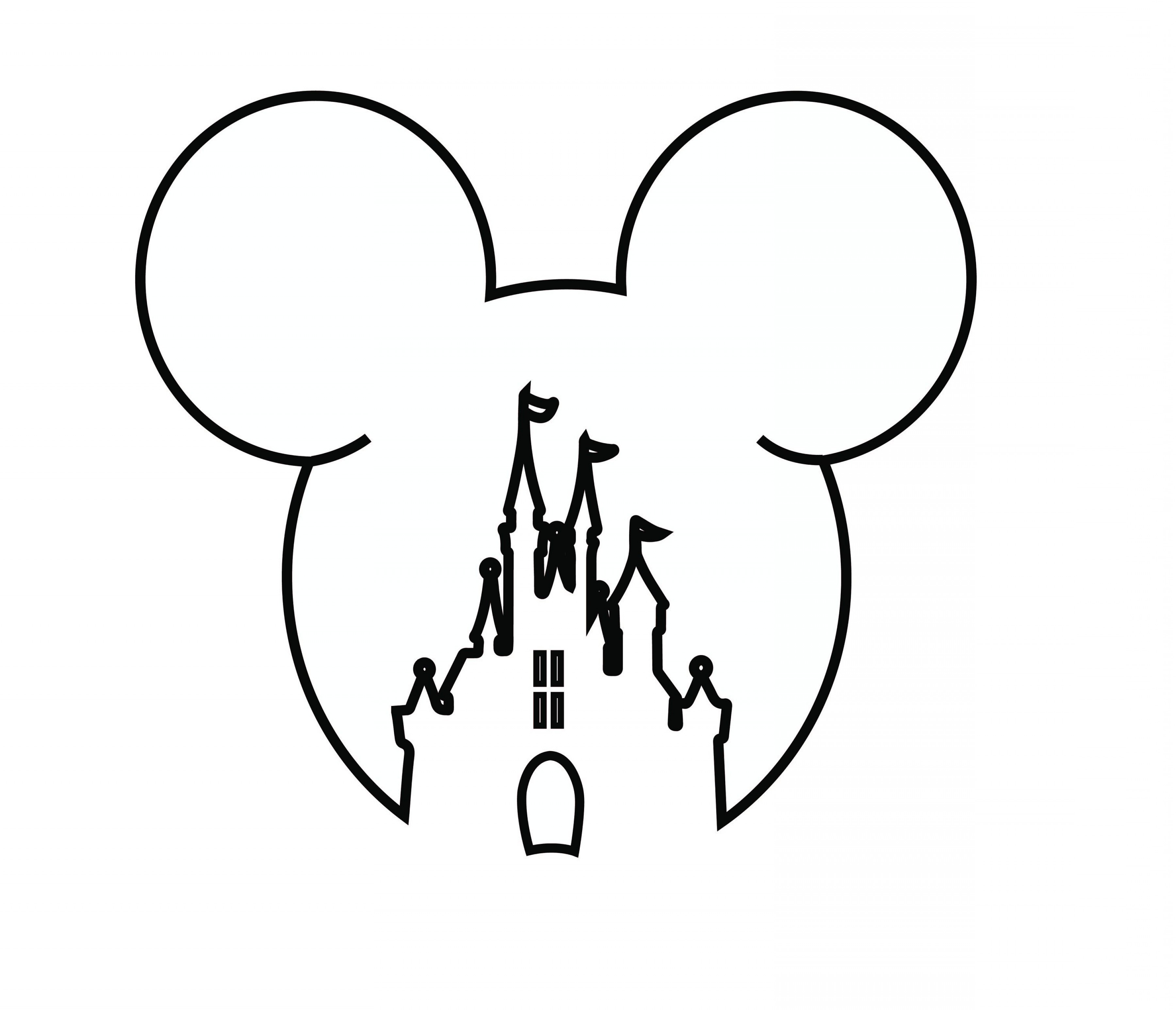 3600x3093 Mickey Mouse Papercraft Head Bestpaperdom