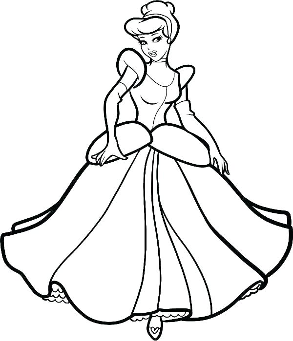 600x700 Cinderella Pictures To Color Coloring Pages Disney Castle Pictures