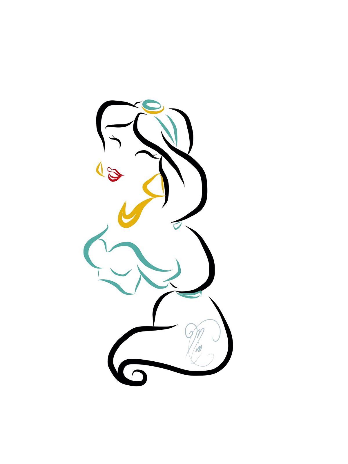 1200x1600 Tattoo Line Art